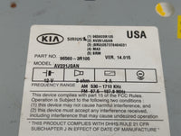 2014-2015 Kia Cadenza Radio AM FM Cd Player Receiver Replacement P/N:96560-3R105 Fits Fits 2014 2015 OEM Used Auto Parts - O