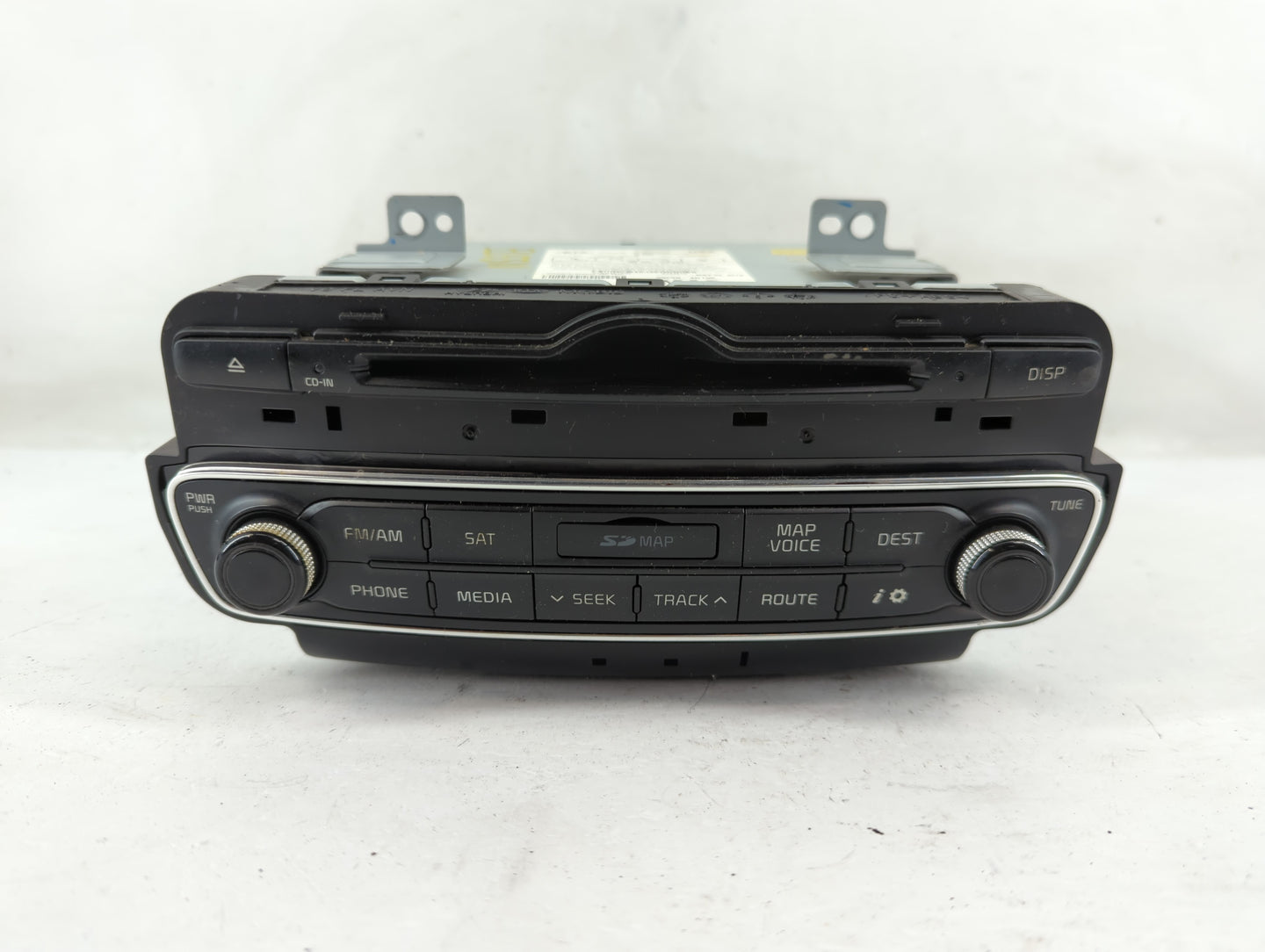 2014-2015 Kia Cadenza Radio AM FM Cd Player Receiver Replacement P/N:96560-3R105 Fits Fits 2014 2015 OEM Used Auto Parts - O