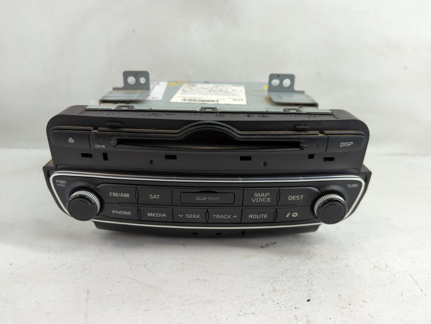 2014-2015 Kia Cadenza Radio AM FM Cd Player Receiver Replacement P/N:96560-3R107 Fits Fits 2014 2015 OEM Used Auto Parts - O