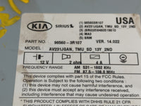2014-2015 Kia Cadenza Radio AM FM Cd Player Receiver Replacement P/N:96560-3R107 Fits Fits 2014 2015 OEM Used Auto Parts - O