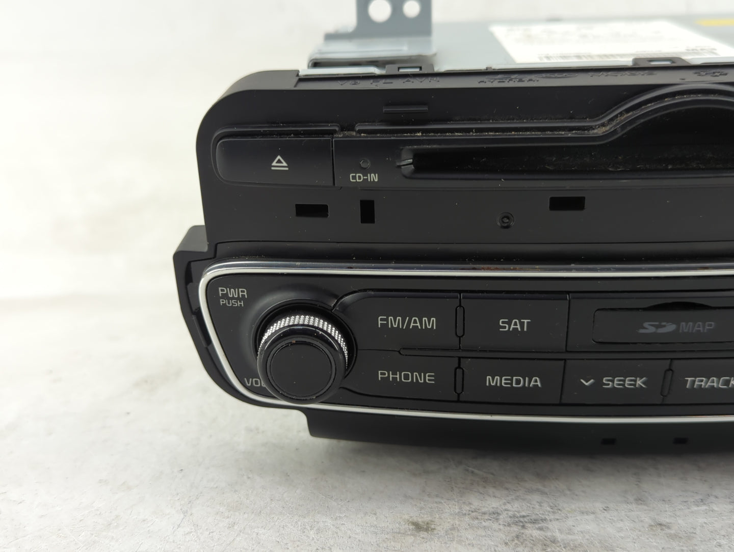 2014-2016 Kia Cadenza Radio AM FM Cd Player Receiver Replacement P/N:96560-3R105 Fits Fits 2014 2015 2016 OEM Used Auto Part