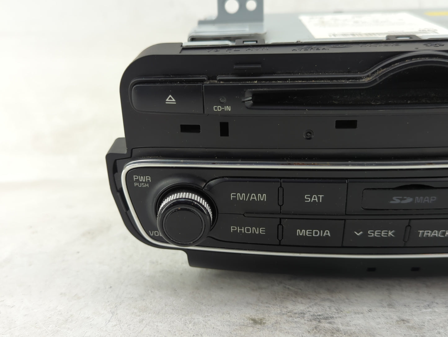 2014-2016 Kia Cadenza Radio AM FM Cd Player Receiver Replacement P/N:96560-3R105 Fits Fits 2014 2015 2016 OEM Used Auto Part