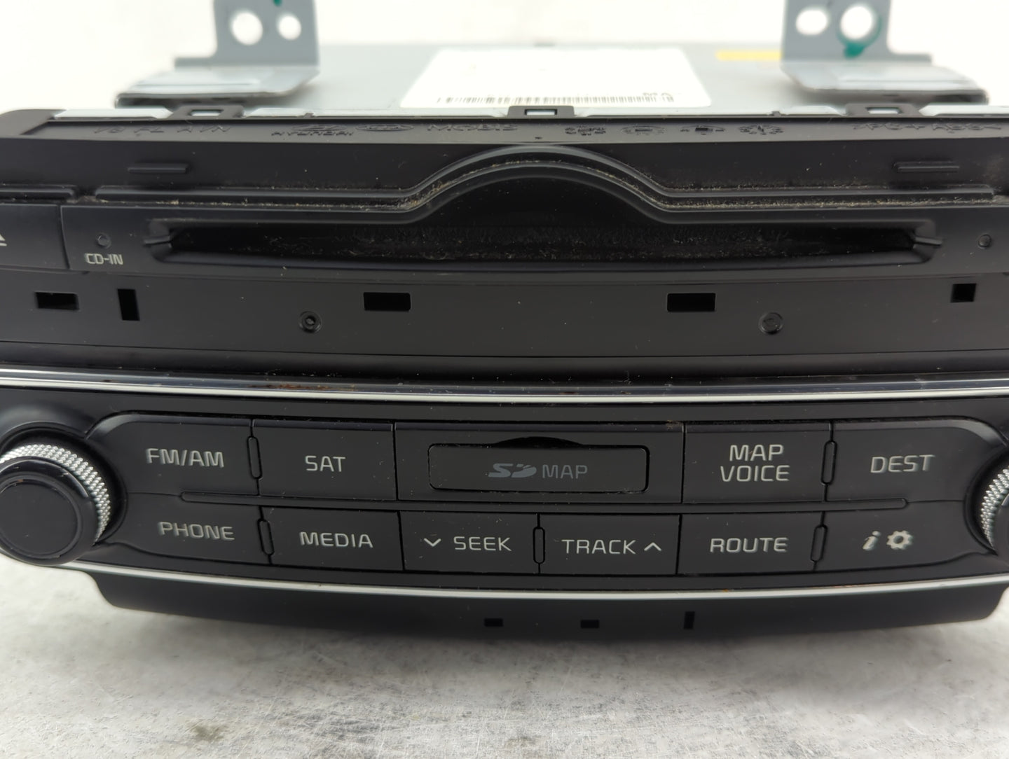 2014-2016 Kia Cadenza Radio AM FM Cd Player Receiver Replacement P/N:96560-3R105 Fits Fits 2014 2015 2016 OEM Used Auto Part