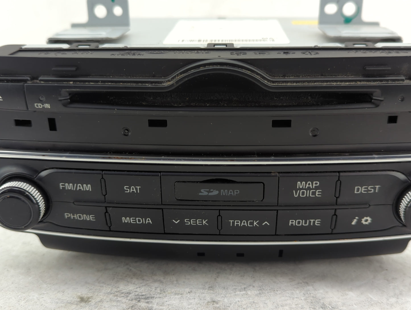 2014-2016 Kia Cadenza Radio AM FM Cd Player Receiver Replacement P/N:96560-3R105 Fits Fits 2014 2015 2016 OEM Used Auto Part