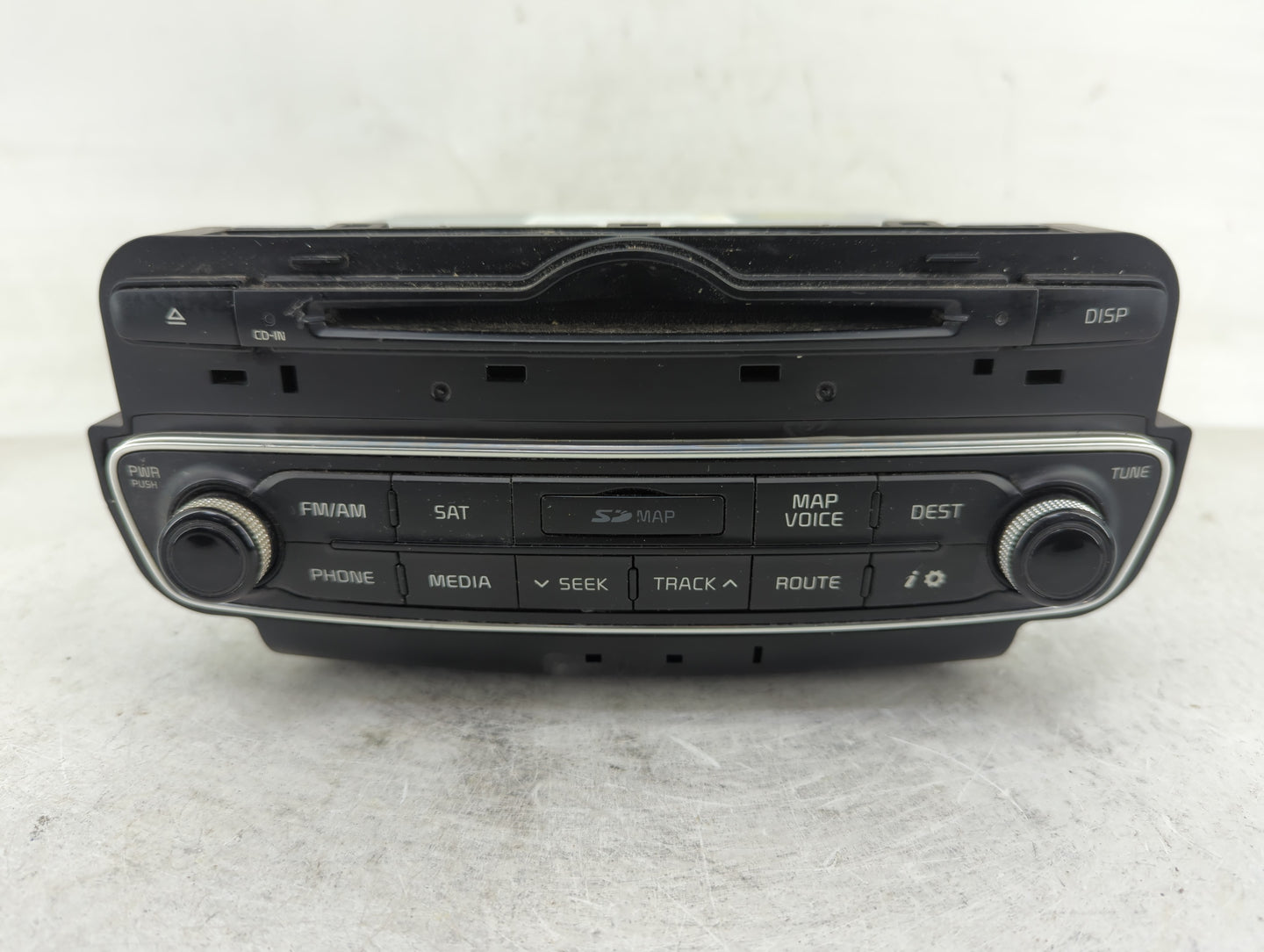 2014-2015 Kia Cadenza Radio AM FM Cd Player Receiver Replacement P/N:96560-3R105 Fits Fits 2014 2015 OEM Used Auto Parts - O