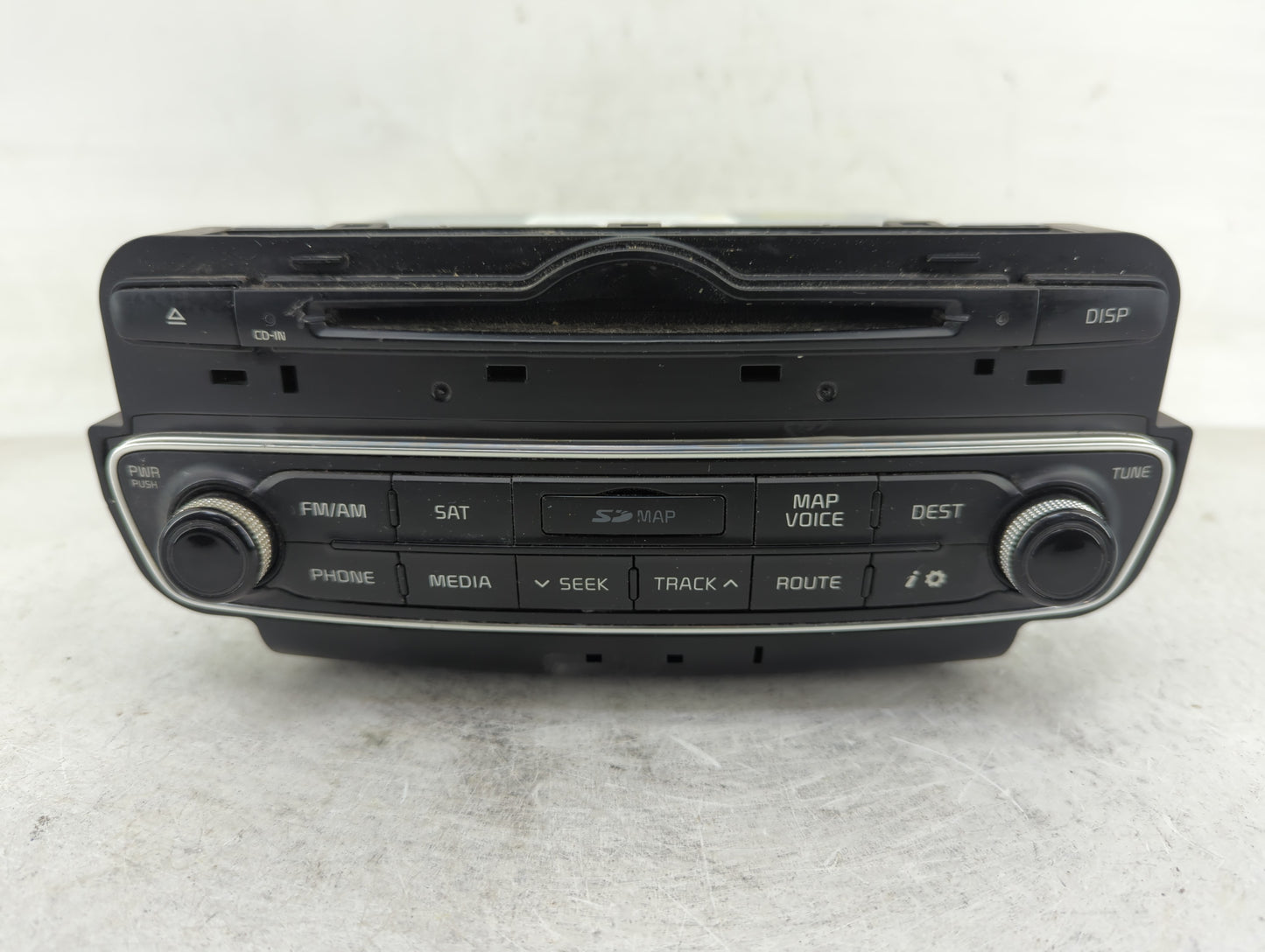 2014-2015 Kia Cadenza Radio AM FM Cd Player Receiver Replacement P/N:96560-3R105 Fits Fits 2014 2015 OEM Used Auto Parts - O