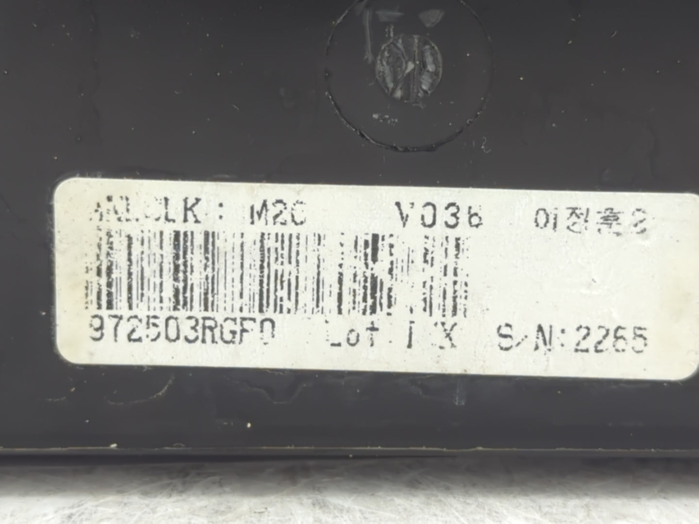 2014-2016 Kia Cadenza Climate Control Module Temperature AC/Heater Replacement P/N:972503RGF0 Fits Fits 2014 2015 2016 OEM U