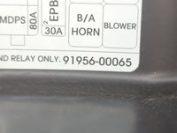 2014-2016 Kia Cadenza Fusebox Fuse Box Panel Relay Module P/N:91956-00065 Fits Fits 2014 2015 2016 OEM Used Auto Parts - Oem