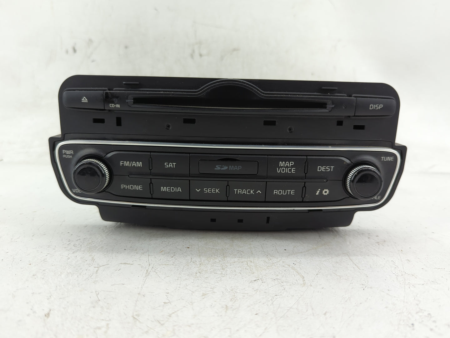 2014-2015 Kia Cadenza Radio AM FM Cd Player Receiver Replacement P/N:96560-3R105 Fits Fits 2014 2015 OEM Used Auto Parts - O