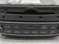 2014-2015 Kia Cadenza Radio AM FM Cd Player Receiver Replacement P/N:96560-3R107 Fits Fits 2014 2015 OEM Used Auto Parts - O