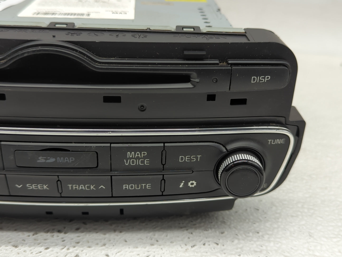 2014-2015 Kia Cadenza Radio AM FM Cd Player Receiver Replacement P/N:96560-3R107 Fits Fits 2014 2015 OEM Used Auto Parts - O