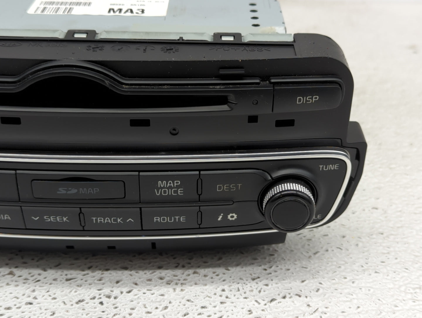 2014-2015 Kia Cadenza Radio AM FM Cd Player Receiver Replacement P/N:96560-3R105 Fits Fits 2014 2015 OEM Used Auto Parts - O