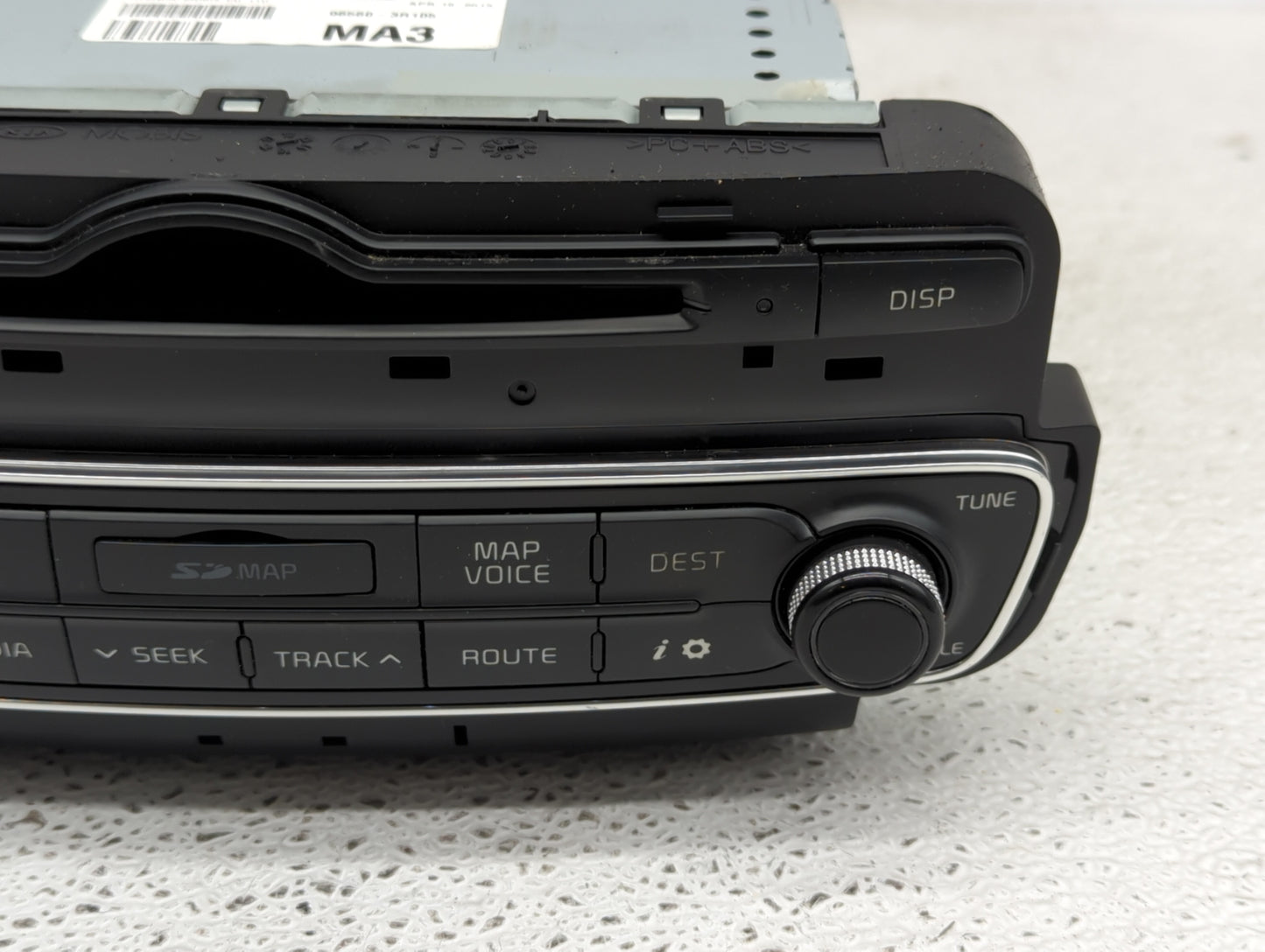 2014-2015 Kia Cadenza Radio AM FM Cd Player Receiver Replacement P/N:96560-3R105 Fits Fits 2014 2015 OEM Used Auto Parts - O