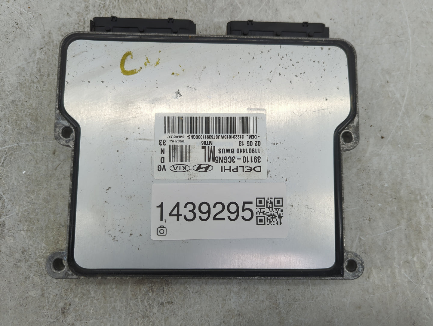 2014-2016 Kia Cadenza PCM Engine Control Computer ECU ECM PCU OEM P/N:39110-3CGN5 Fits Fits 2014 2015 2016 OEM Used Auto Par