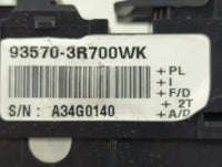 2014-2016 Kia Cadenza Master Power Window Switch Replacement Driver Side Left P/N:93570-3R700WK Fits Fits 2014 2015 2016 OEM