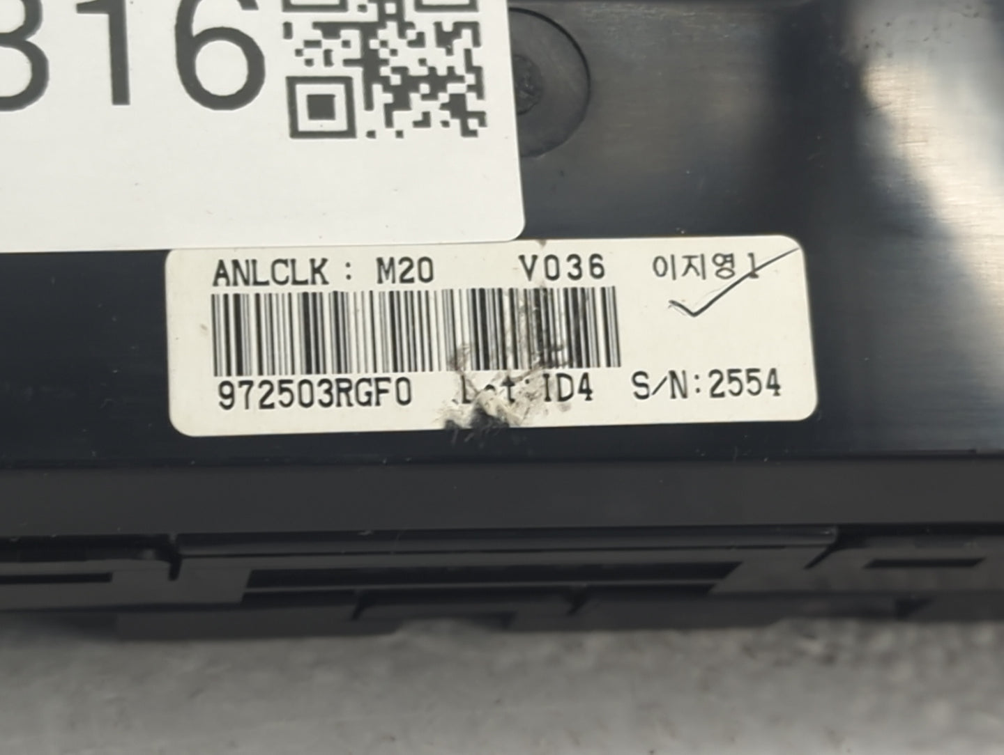 2014-2016 Kia Cadenza Climate Control Module Temperature AC/Heater Replacement P/N:972503RGF0 Fits Fits 2014 2015 2016 OEM U