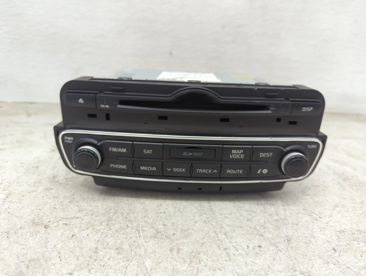 2014-2015 Kia Cadenza Radio AM FM Cd Player Receiver Replacement P/N:965603R105 AV231JGAN Fits Fits 2014 2015 OEM Used Auto 