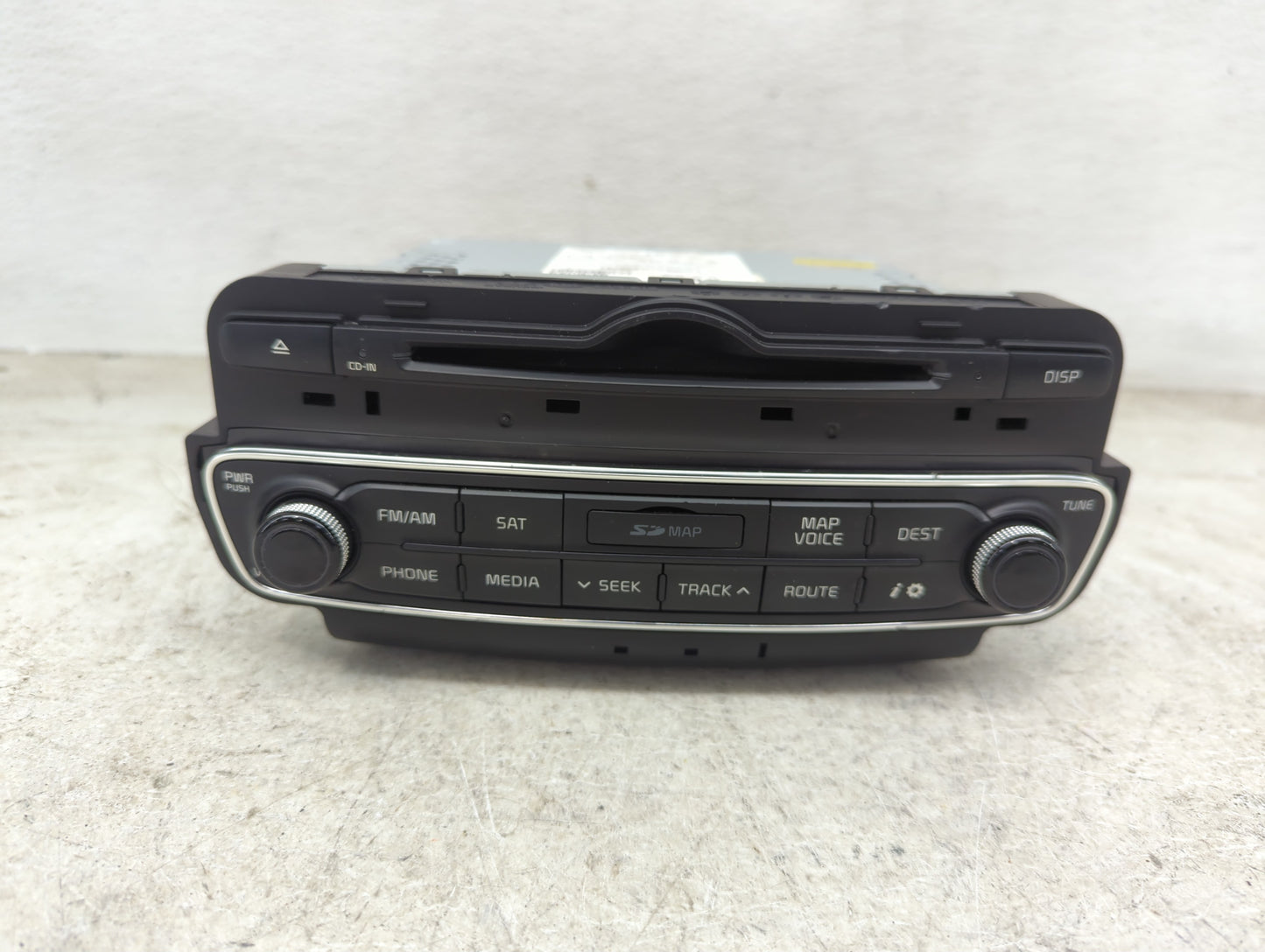 2014-2015 Kia Cadenza Radio AM FM Cd Player Receiver Replacement P/N:965603R105 AV231JGAN Fits Fits 2014 2015 OEM Used Auto 