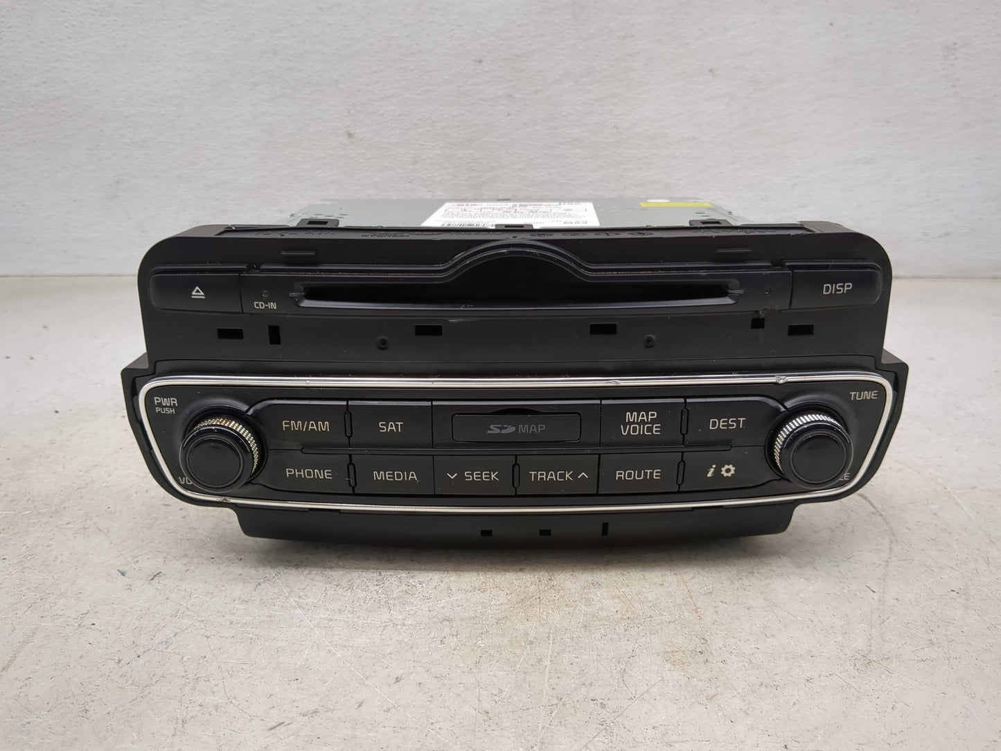 2014-2015 Kia Cadenza Radio AM FM Cd Player Receiver Replacement P/N:965603R106 AV231JGAN, 96560-3R106 Fits Fits 2014 2015 O