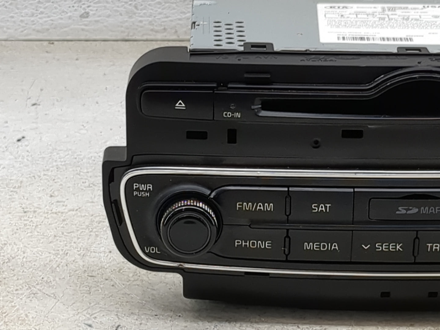 2014-2015 Kia Cadenza Radio AM FM Cd Player Receiver Replacement P/N:965603R106 AV231JGAN, 96560-3R106 Fits Fits 2014 2015 O