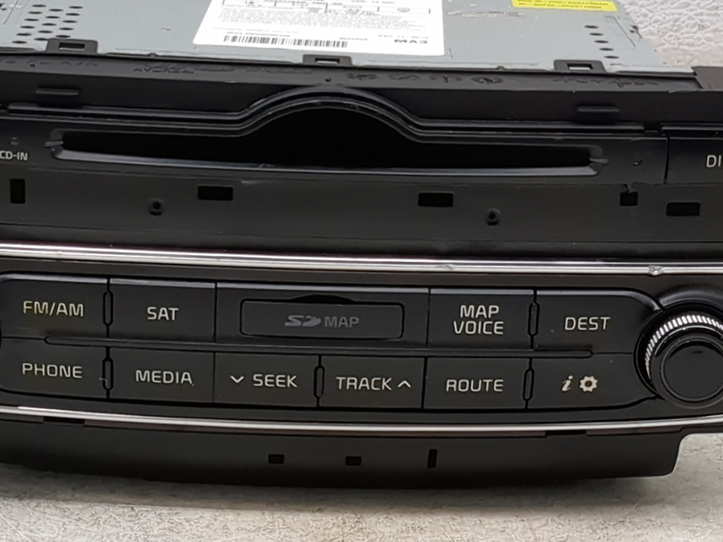 2014-2015 Kia Cadenza Radio AM FM Cd Player Receiver Replacement P/N:965603R106 AV231JGAN, 96560-3R106 Fits Fits 2014 2015 O