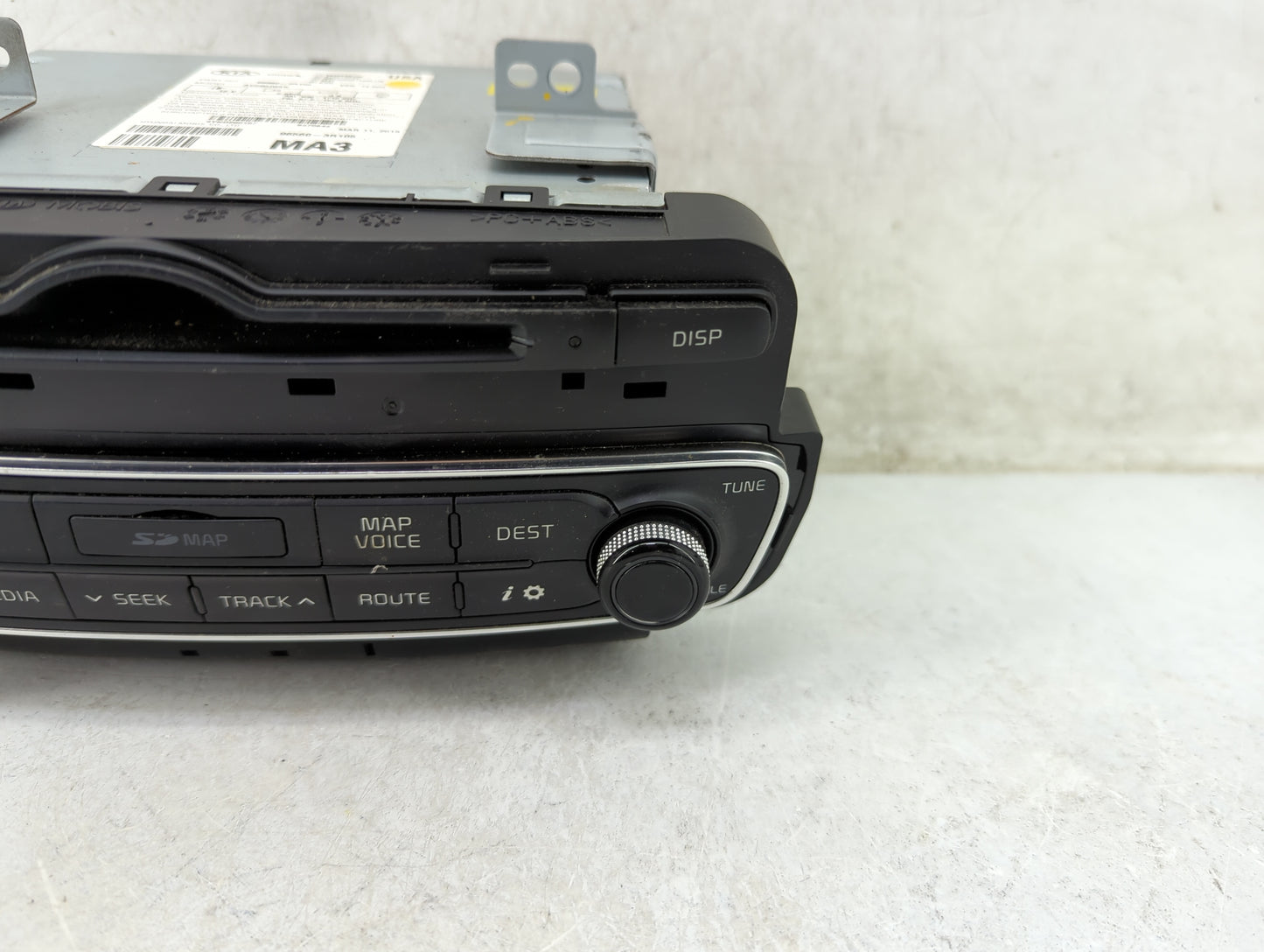 2014-2015 Kia Cadenza Radio AM FM Cd Player Receiver Replacement P/N:96560-3R105 Fits Fits 2014 2015 OEM Used Auto Parts - O