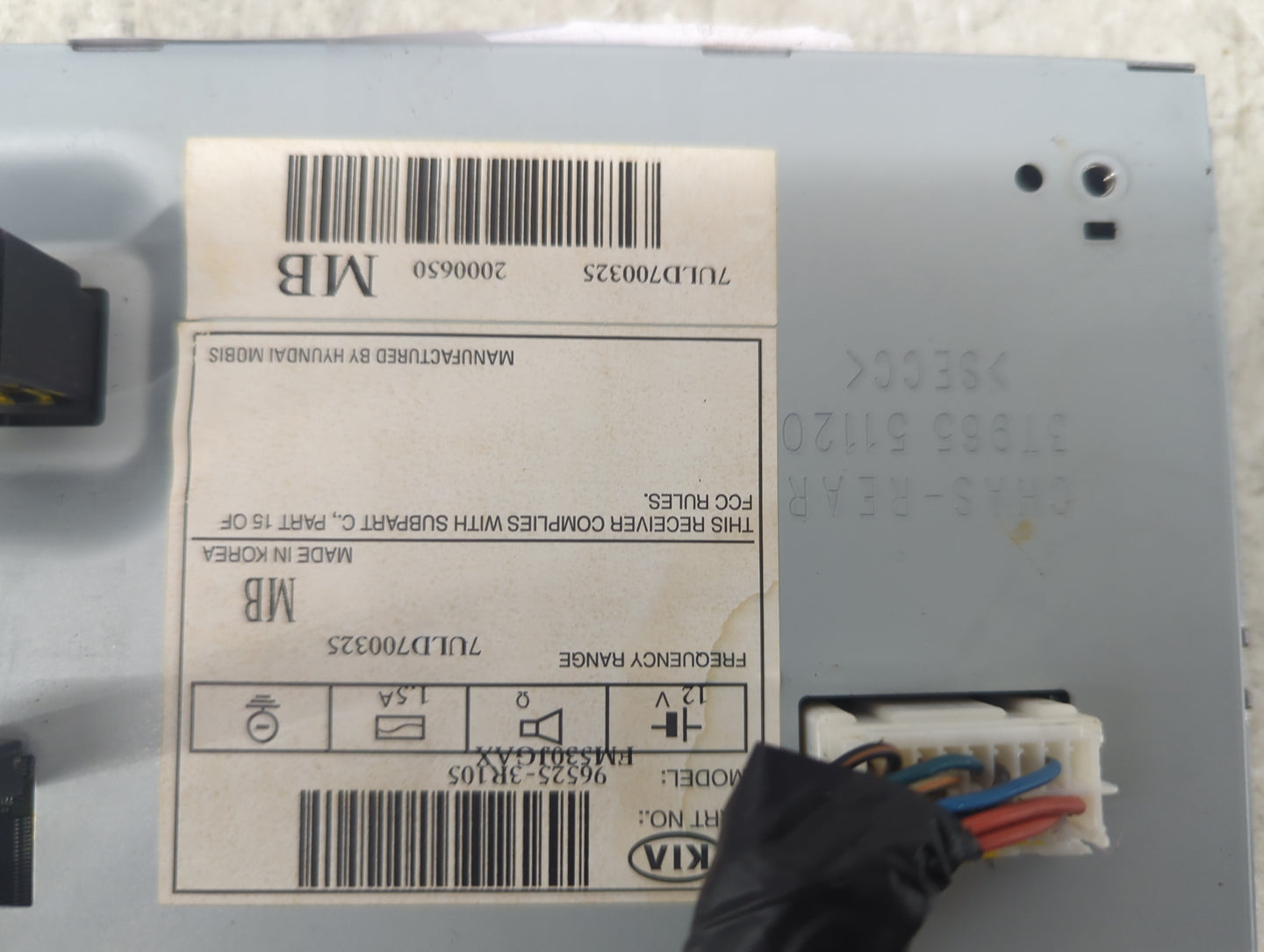 2014-2016 Kia Cadenza Information Display Screen 1468809 - Oemusedautoparts1.com
