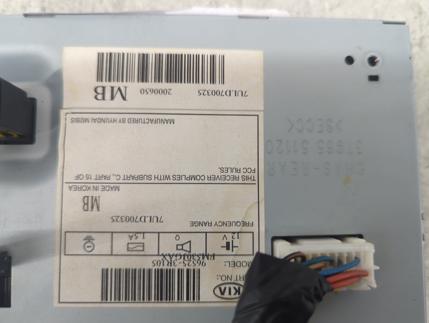 2014-2016 Kia Cadenza Information Display Screen 1468809 - Oemusedautoparts1.com