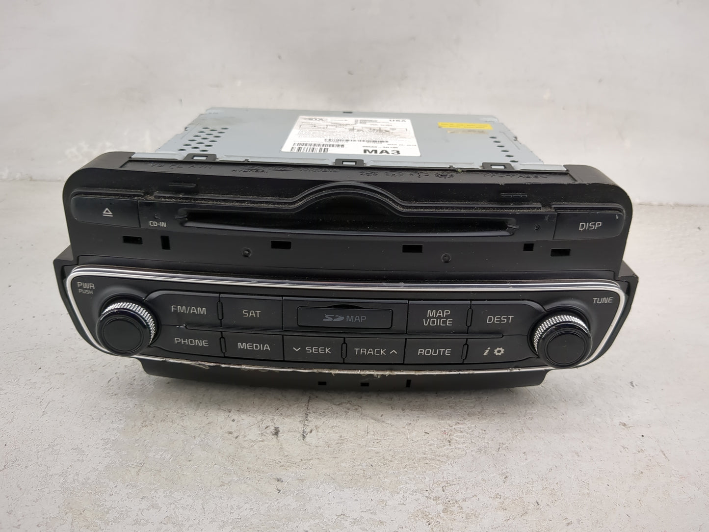 2014-2015 Kia Cadenza Radio AM FM Cd Player Receiver Replacement P/N:96560-3R105 AV231JGAN, 965603R105 Fits Fits 2014 2015 O