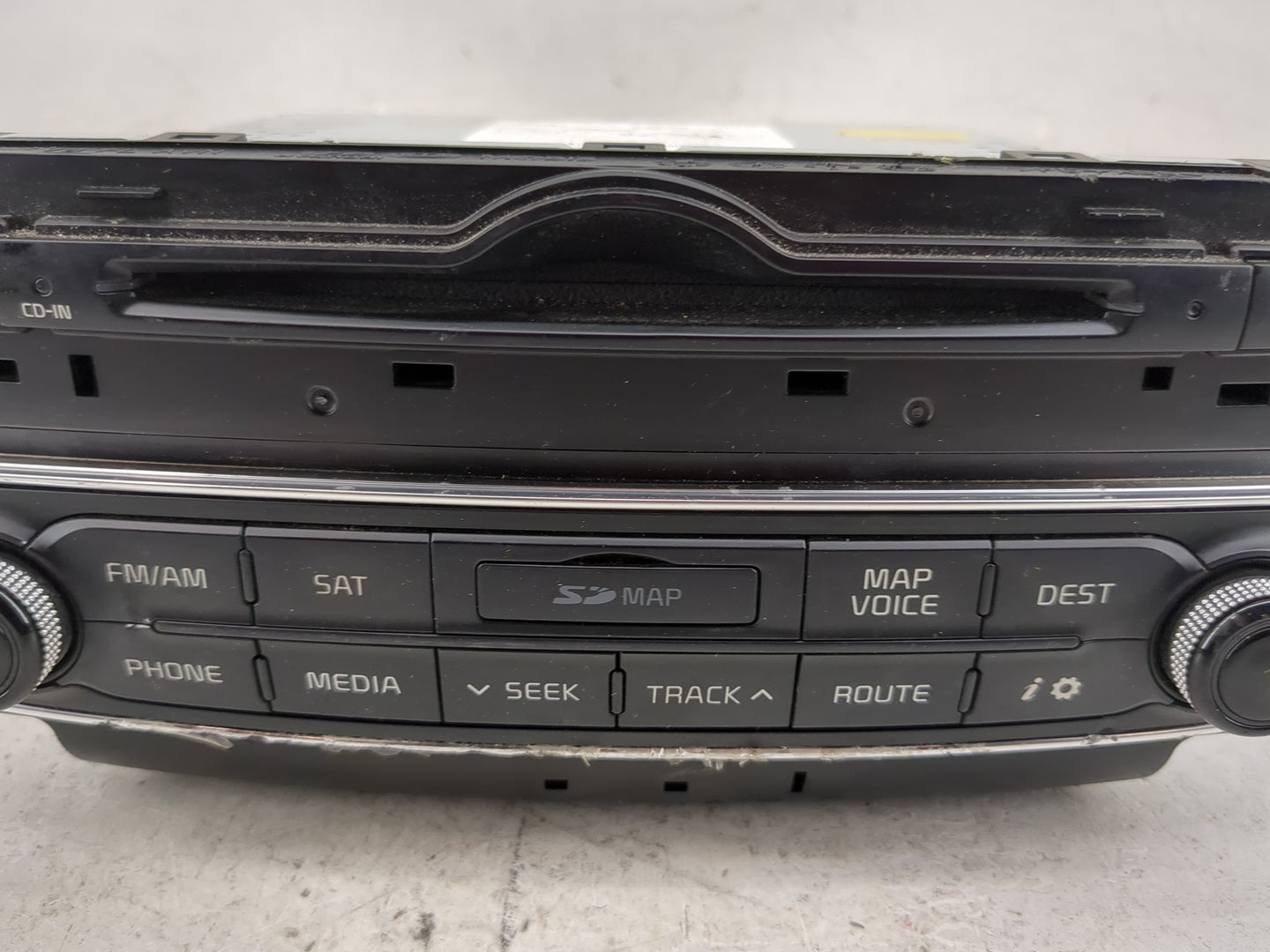 2014-2015 Kia Cadenza Radio AM FM Cd Player Receiver Replacement P/N:96560-3R105 AV231JGAN, 965603R105 Fits Fits 2014 2015 O