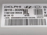 2014-2016 Kia Cadenza PCM Engine Control Computer ECU ECM PCU OEM P/N:39110-3CGN5 11901440 Fits Fits 2014 2015 2016 OEM Used