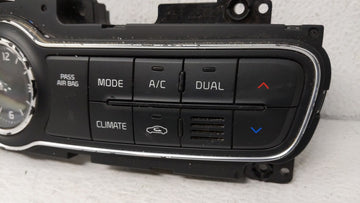 2014-2016 Kia Cadenza Climate Control Module Temperature AC/Heater Replacement P/N:972503RGF0 Fits Fits 2014 2015 2016 OEM Used Auto Parts