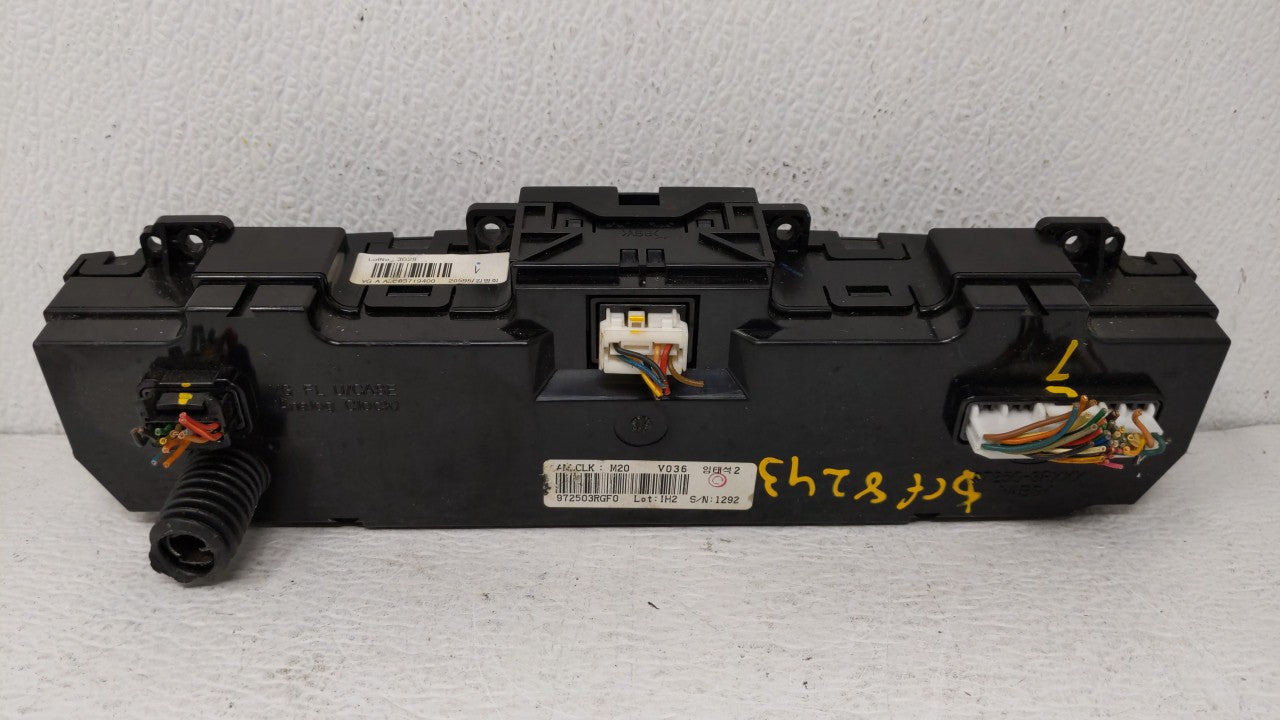 2014-2016 Kia Cadenza Climate Control Module Temperature AC/Heater Replacement P/N:972503RGF0 Fits Fits 2014 2015 2016 OEM U