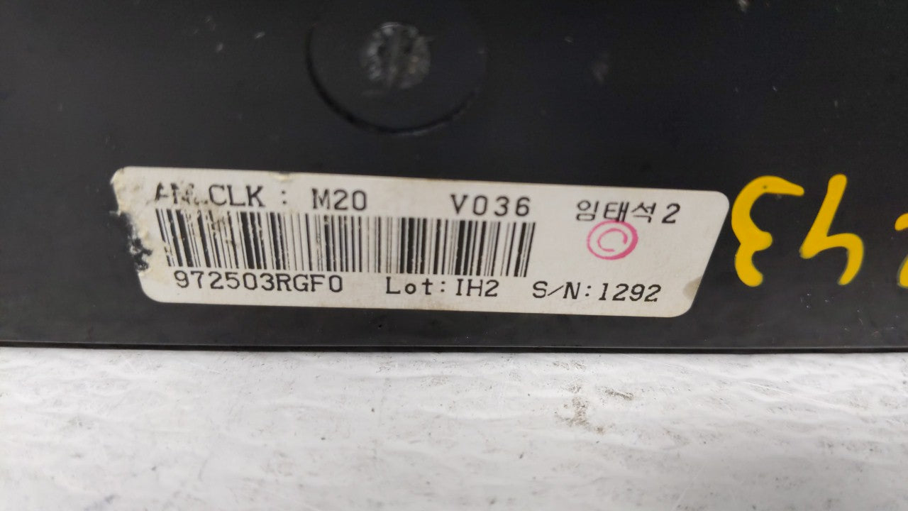 2014-2016 Kia Cadenza Climate Control Module Temperature AC/Heater Replacement P/N:972503RGF0 Fits Fits 2014 2015 2016 OEM U