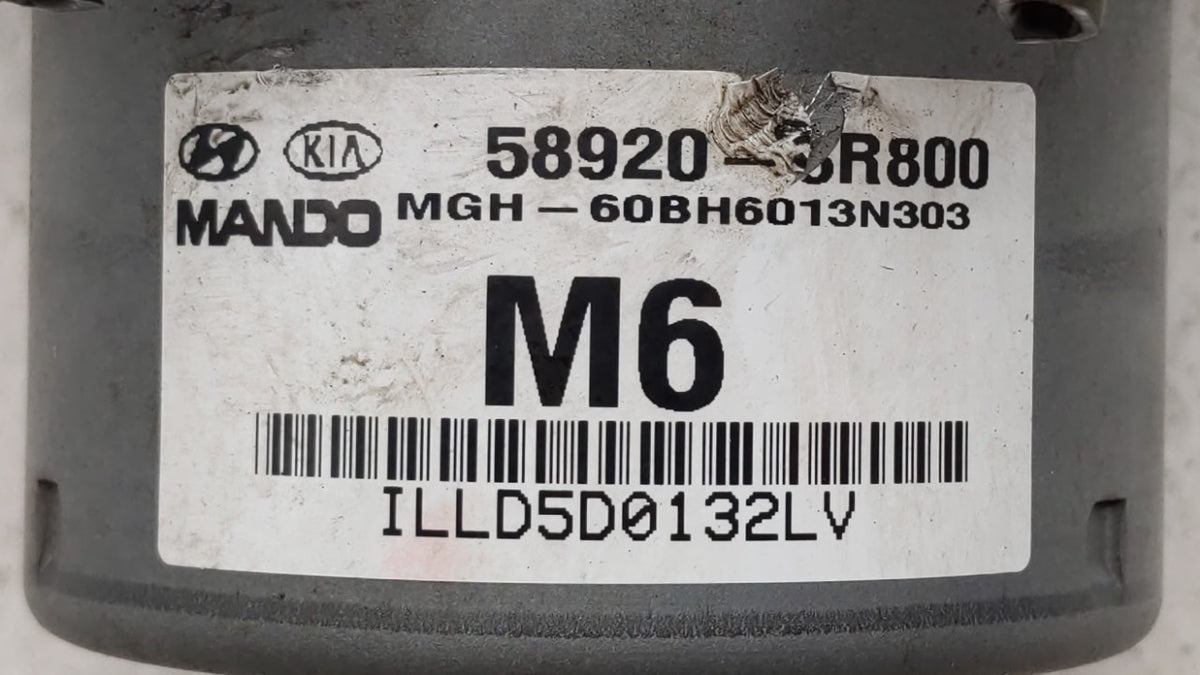 2014-2016 Kia Cadenza Anti-Lock Brake ABS Pump Module Actuator OEM P/N:58920-3R800 Fits Fits 2014 2015 2016 OEM Used Auto Pa