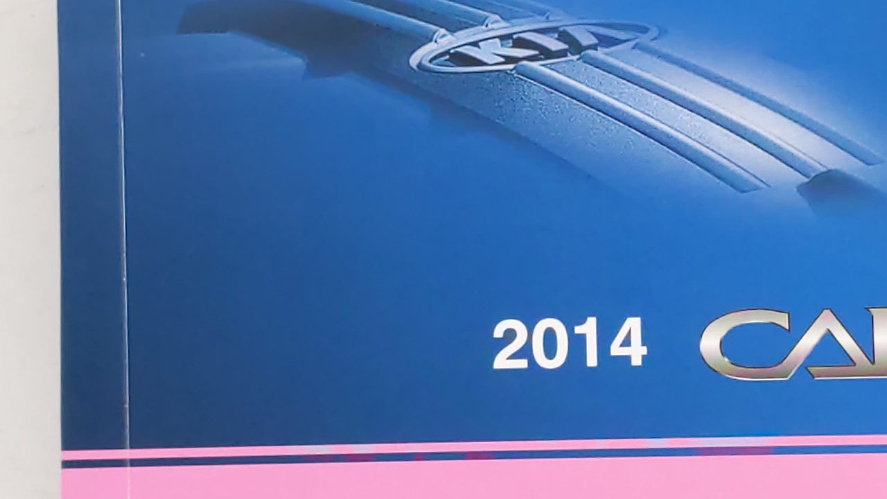 2014 Kia Cadenza Owners Manual Book Guide OEM Used Auto Parts - Oemusedautoparts1.com