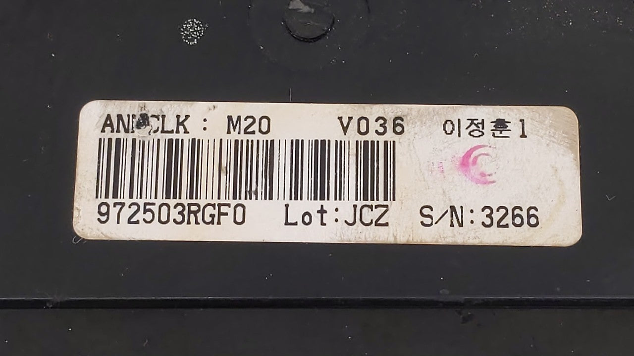 2014-2016 Kia Cadenza Climate Control Module Temperature AC/Heater Replacement P/N:972503RGF0 27510-4Y900 Fits Fits 2014 201