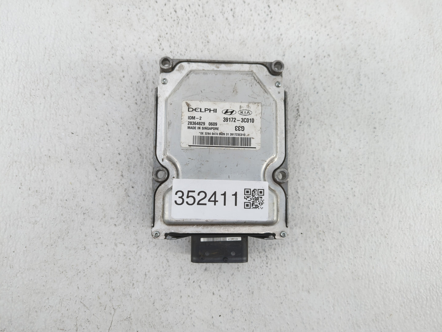 2014 Kia Cadenza PCM Engine Control Computer ECU ECM PCU OEM P/N:39172-3C010 Fits Fits 2013 OEM Used Auto Parts - Oemusedaut