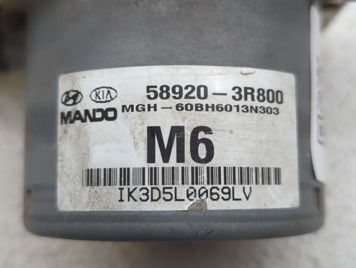 2014-2016 Kia Cadenza Anti-Lock Brake ABS Pump Module Actuator OEM P/N:58920-3R800 Fits Fits 2014 2015 2016 OEM Used Auto Pa