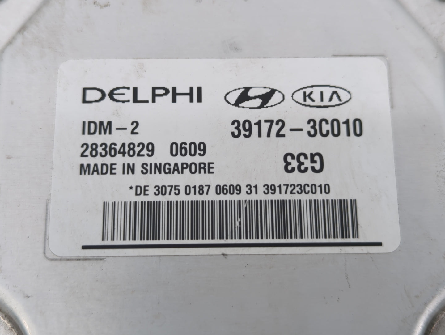 2014-2016 Kia Cadenza PCM Engine Control Computer ECU ECM PCU OEM P/N:39110-3CGN5 39172-3C010 Fits OEM Used Auto Parts - Oem
