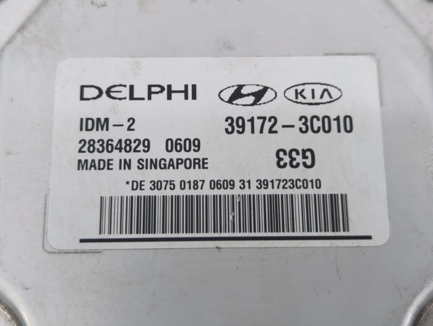 2014-2016 Kia Cadenza PCM Engine Control Computer ECU ECM PCU OEM P/N:39110-3CGN5 39172-3C010 Fits OEM Used Auto Parts - Oem
