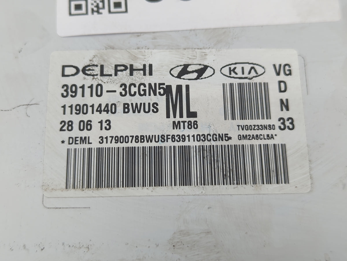 2014-2016 Kia Cadenza PCM Engine Control Computer ECU ECM PCU OEM P/N:39110-3CGN5 39110-3CGN9, 39110-3CGN8 Fits 2014 2015 20