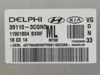 2014-2016 Kia Cadenza PCM Engine Control Computer ECU ECM PCU OEM P/N:39110-3CGN5 39110-3CGN9 Fits Fits 2014 2015 2016 OEM U