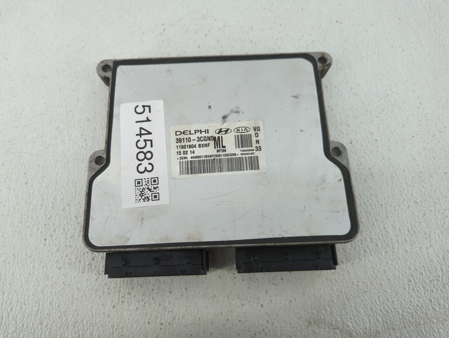 2014-2016 Kia Cadenza PCM Engine Control Computer ECU ECM PCU OEM P/N:39110-3CGN5 39110-3CGN9 Fits Fits 2014 2015 2016 OEM U