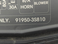 2014-2016 Kia Cadenza Fusebox Fuse Box Panel Relay Module P/N:91950-3S810 91275-3R030, 91275-3R022 Fits Fits 2014 2015 2016 