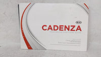 2014 Kia Cadenza Owners Manual Book Guide OEM Used Auto Parts - Oemusedautoparts1.com