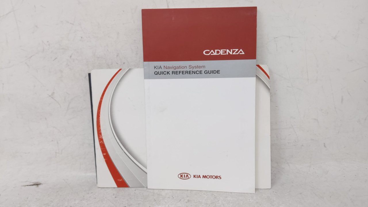 2014 Kia Cadenza Owners Manual Book Guide OEM Used Auto Parts - Oemusedautoparts1.com