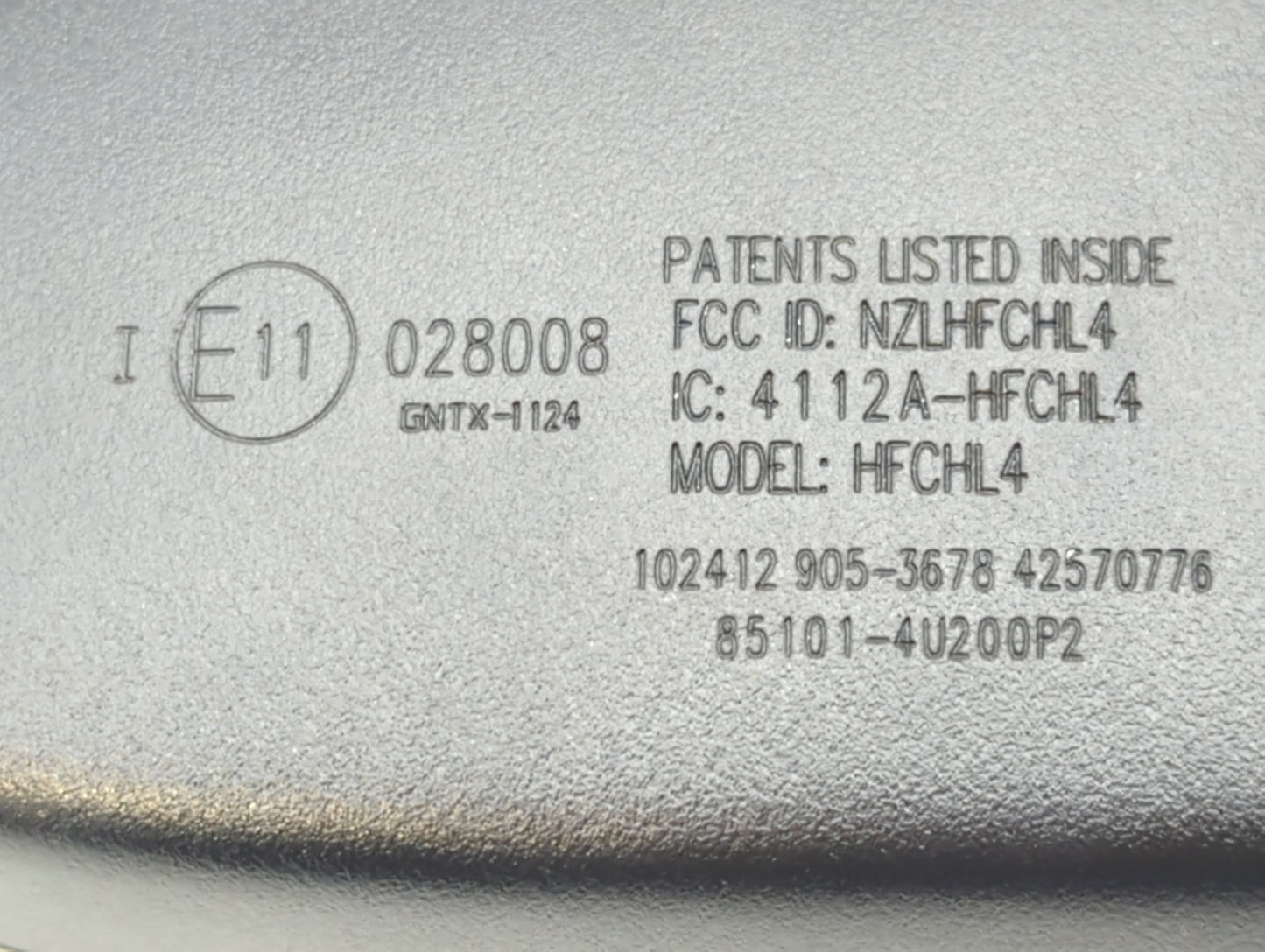 2014-2019 Kia Cadenza Interior Rear View Mirror Replacement OEM P/N:E11028008 Fits Fits 2013 2014 2015 2016 2017 2018 2019 2