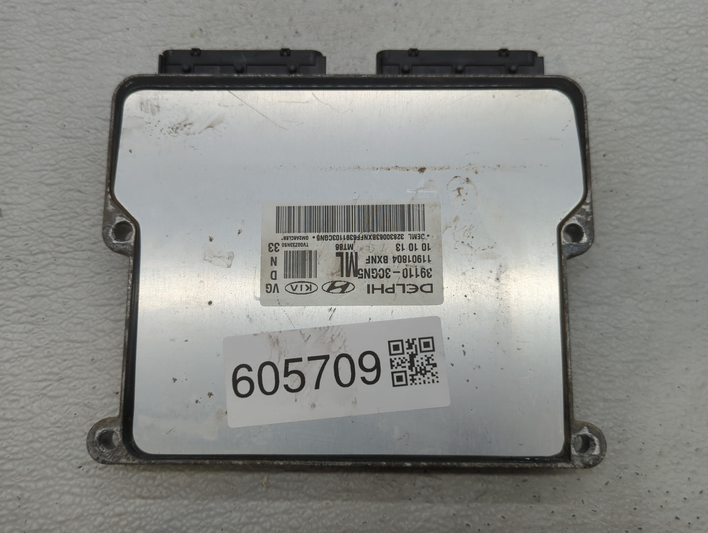 2014-2016 Kia Cadenza PCM Engine Control Computer ECU ECM PCU OEM P/N:39110-3CGN5 Fits Fits 2014 2015 2016 OEM Used Auto Par