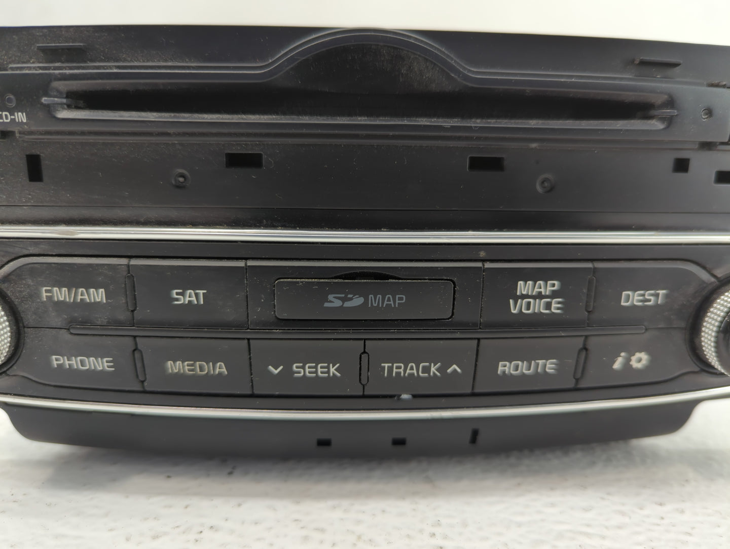 2014 Kia Cadenza Radio AM FM Cd Player Receiver Replacement P/N:96560-3R107 Fits OEM Used Auto Parts - Oemusedautoparts1.com